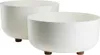 HowHomely | Pflanzkübel - Blumentopf - creme - 14 x 29 cm - Produktbild-Vorschau 9
