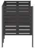 Mülltonnen-Sichtschutz 249 x 85 x 113 cm Stahl Schwarz Produktbild-Vorschau 4