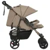 dkd-home-decor Geschwisterwagen Taupe 99 x 78 x 103 cm Produktbild-Vorschau 3