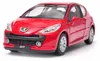 Welly Peugeot 207 Modellauto rot im Maßstab 1:32 Produktbild-Vorschau 1