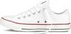 A side view of a white Converse All Star Oxford sneaker. Voir les images du produit