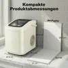 Přenosný výrobník ledu HOMCOM, samočisticí, 12 kg/24 hod., Náhled obrázku produktu 8