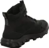 A black Ecco sneaker boot is shown from the side and back. Produktbild-Vorschau
