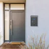 Relaxdays Briefkasten mit Namensschild, Metall, mit 2 Produktbild-Vorschau 5