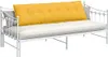 vidaXL Zadný vankúš svetložltý 180 x 50 cm manšestrová Náhľad obrázku produktu 2