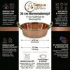 "CopperGarden®" Marmeladentopf ø36 cm | 12 Liter Kupfer Produktbild-Vorschau 2