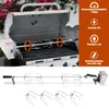 Jayseuw Set de brochettes en acier inoxydable 117 cm Pince Voir les images du produit 3