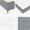 Boxspringbett mit Matratze Hellgrau 90 x 190 cm Stoff Produktbild-Vorschau 10