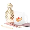 Mr. & Mrs. Panda Tee Tasse Katze Wolle - Transparent - Produktbild-Vorschau 4