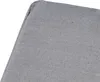 A close-up view of the textured gray fabric of a cushion or furniture piece, showing the stitching along the edge. Produktbild-Vorschau