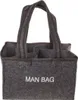 Flaschenträger anthrazit 6 Flaschen Man Bag Filztasche Bier Produktbild-Vorschau 2