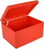 An open red storage box is shown against a white background. Produktbild-Vorschau