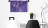 MuchoWow® Wandteppich Wandbehang Manta - Weltraum - Lila Produktbild-Vorschau 4