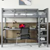 Merax Etagenbett Hochbett 90x200 cm, Kinderbett mit Produktbild-Vorschau 2