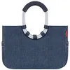 Loopshopper M Herringbone Dark Blue Einkaufstasche Produktbild-Vorschau 7