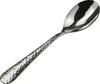A single silver spoon with a hammered texture on its handle, presented against a white background. Produktbild-Vorschau