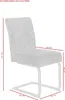 Hela Tische, 2er Set Freischwinger, Esszimmer Stuhl LUISE - Produktbild-Vorschau 6