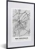 MuchoWow® Gerahmtes Poster Stadtplan - Bad Kreuznach - Produktbild-Vorschau 1