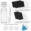 VonBueren Gewürzgläser eckig leer | Set mit 24 x 120 ml | Produktbild-Vorschau 2