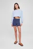Urban Classics - Damen Cropped Flower Embroidery Terry Produktbild-Vorschau 5