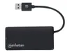 MANHATTAN 4-Port USB 3.2 Gen 1 Hub USB-A St./ 4x A-Buchse Produktbild-Vorschau 3