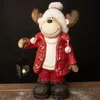 Elch Deko Weihnachten XL 40cm mit LED Laterne  Produktbild-Vorschau 7