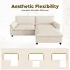 Merax Cloud Sofa 3-Sitzer, Modulares Ecksofa Mit Produktbild-Vorschau 9