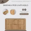 RODAN | Kupelnova Skrinka - 100 CM - Hnedý Mat - MDF - 2 Náhľad obrázku produktu 2