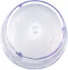 A top-down view of a clear plastic container lid with a purple rim. Náhled obrázku produktu