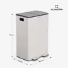 Klarstein EcoVista, odpadkový koš s kompostérem, 60 l + 3 Náhled obrázku produktu 7