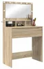 vidaXL Schlafzimmer-Frisiertische Sonoma-Eiche 80 x 39,6 x Produktbild-Vorschau 3