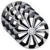 Radkappen Radzierblenden Radblenden FAME 13" Zoll silber & Produktbild-Vorschau 2