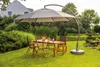 Ampelschirm Easy Sun Ø 375 cm, anthrazit / grau-meliert Produktbild-Vorschau 7