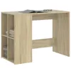 vidaXL Stôl Sonoma dub 102x50x75 cm materiál na báze dreva Náhľad obrázku produktu 1