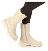 Rieker  Damenschuhe Reißverschluss Schaftstiefel  Beige Productafbeelding-voorbeeld 43