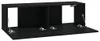 vidaXL TV nástěnné skříňky 2 ks Černá 100x30x30 cm Dřevěný Náhled obrázku produktu 5