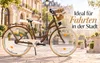 Milord Komfort Stadtfahrrad Fahrrad mit Weindenkorb Produktbild-Vorschau 5