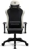 A front view of a black and beige gaming chair. Náhľad obrázku produktu