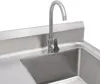 100x60x93cm Edelstahl Spüle mit Armatur komplett Zubehör  Produktbild-Vorschau 7