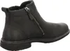 A black leather boot on a white background. Produktbild-Vorschau