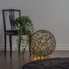 LED 3D Designkugel 'Trassel' - D: 50cm - 150 warmweiße LED - Indoor & Outdoor - schwarz Produktbild-Vorschau