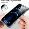 Hands holding a clear phone case on a smartphone. Náhled obrázku produktu