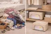 Großer Aufbewahrungs-Organizer 66L Beige für Bettwäsche Produktbild-Vorschau 5
