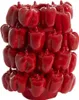 Vase rouge en céramique raffiné Light & Living Bellpepper Voir les images du produit 1
