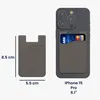 kwmobile 3x Kartenhalter Hülle für Smartphone - Produktbild-Vorschau 6