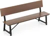 COSTWAY 3-Sitzer Gartenbank wetterfest, Sitzbank bis 500kg Produktbild-Vorschau 1