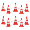 vidaXL Jeu de cônes de signalisation avec 10 m de chaîne Voir les images du produit 8