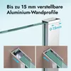 doporro Luxus Duschwand für Dusche Duschabtrennung Produktbild-Vorschau 4