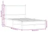 vidaXL Kovová postel bez matrace, kouřový dub 100x200 cm Náhled obrázku produktu 6