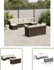 The Living Store 10-tlg. Garten-Sofagarnitur mit Kissen Produktbild-Vorschau 1